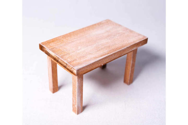 kleiner Tisch Rotbraun Vintage, Zubehör Wichteltür