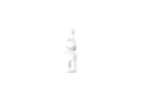 Miniatur Wsserflasche durchsichtig