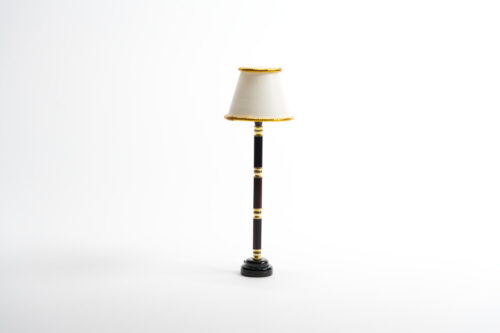 Zubehör Wichteltür, Miniatur Stehlampe mit Funktion, 12 cm hoch