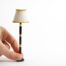 Miniatur Stehlampe mit Funktion, 12 cm hoch