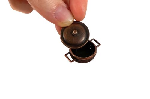 Topf Miniatur Antikbraun