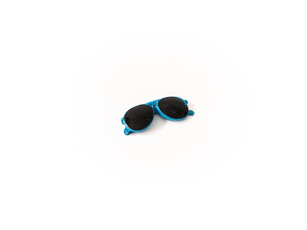 Sonnenbrille, blau