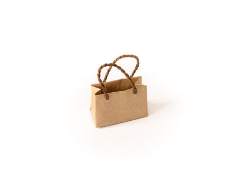 Mini Papiertasche mit Henkeln