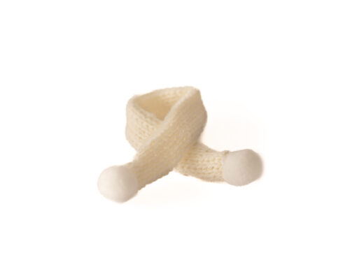 Schal Creme Weiß