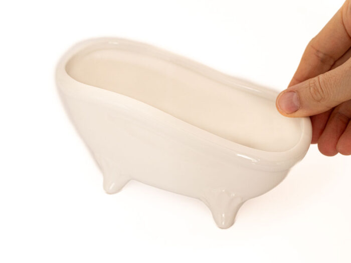 Miniatur Badewanne, weiß
