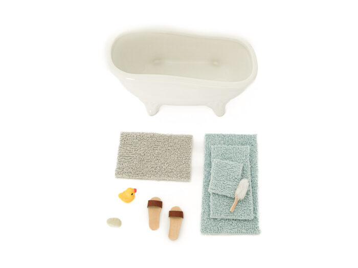 Wichtel Zubehör, Badezimmer, Badewanne Set