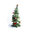 dekorierter Weihnachtsbaum 14,5 cm für die Wichteltür